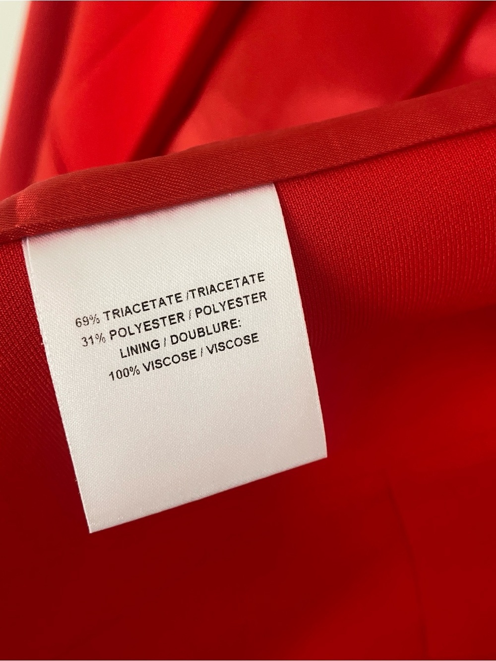Judith and Charles Red Open Front Tailored Blazer size 8 - Picture 10 of 11